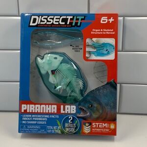 Dissect-It Synthetic Dissection Kit Piranha Lab STEM Toy New with 2 Refills